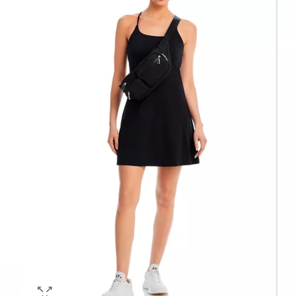 Sweaty Betty Black All Around Workout Mini Dress Size XS NWT $118 Sporty